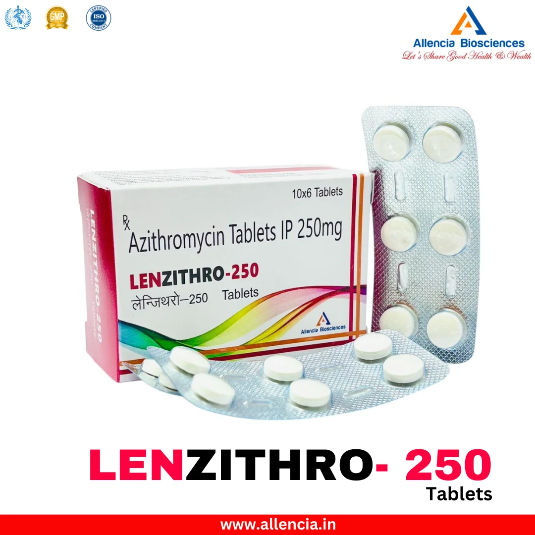 Allencia LENZITHRO 250 product pack