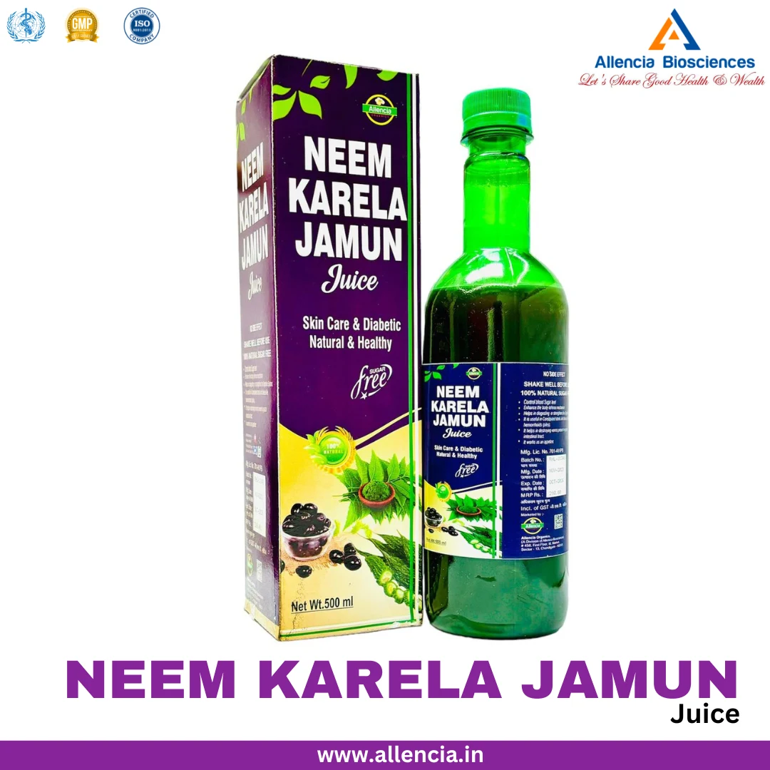 Allencia NEEM KARELA JAMUN JUICE product pack