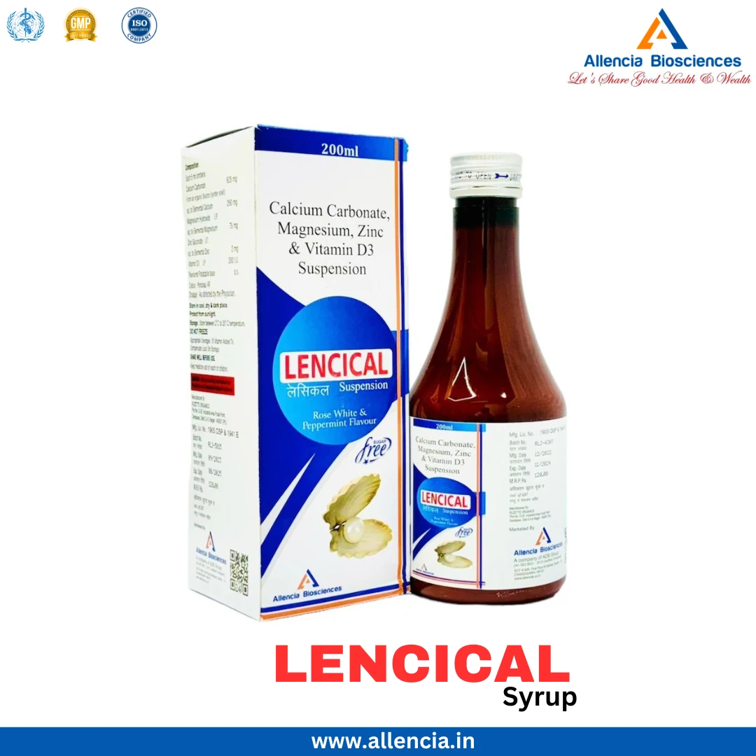 Allencia LENCICAL SUSP. product pack