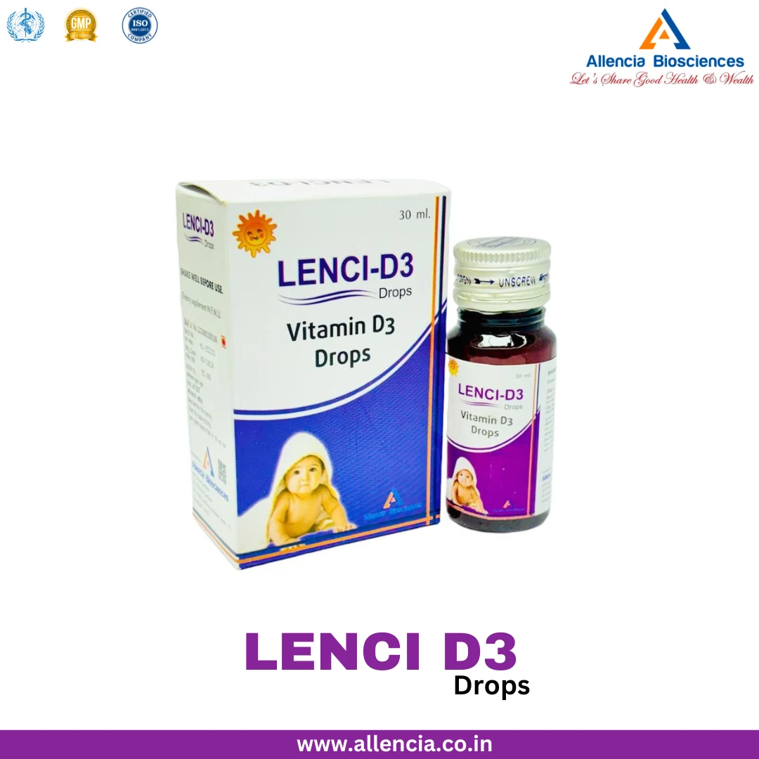 Allencia LENCI D3 DROPS product pack