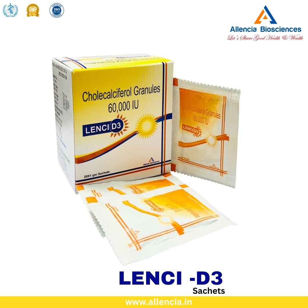 Allencia LENCI D3 Sachets product pack